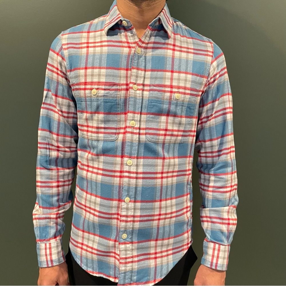 J.crew Flannel Long Sleeve Button Down Shirt